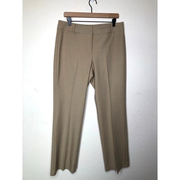 Talbots Curvy Fit British Khaki Pants Women's Size 10 Business Career Stretch - Picture 1 of 13